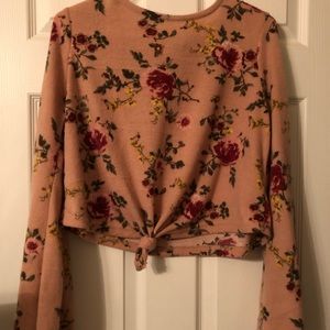 Floral crop top